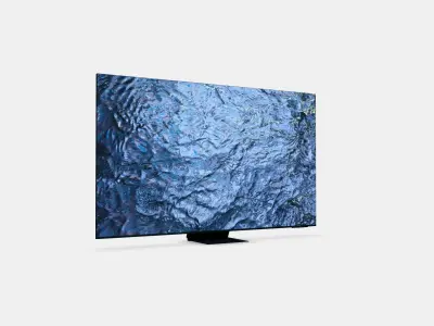 85 Samsung QE85QN900C Low-poly 3D model