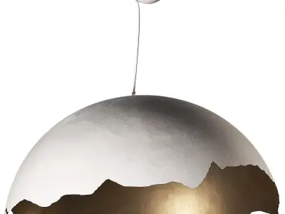 Broken Egg Lamp Pendant Light 3D model