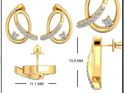 EARRING 3D print model