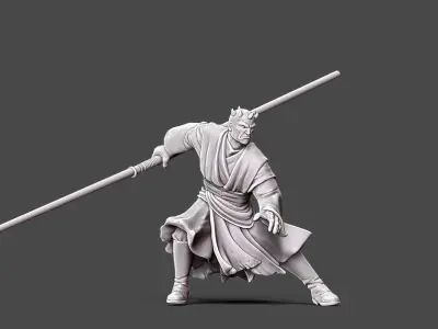 Dark adept - 35mm scale 3D print model