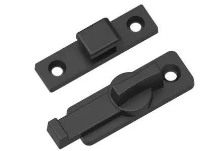 Door and Window Lock 3D print model