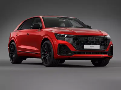 2024 Audi SQ8 Red Edition 3D model