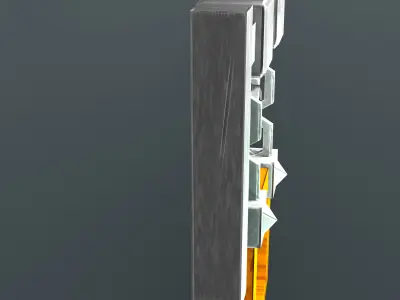 Sign Stylized  Low-poly 3D model