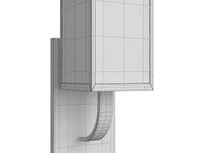 Currey and Co Sadler Wall Sconce Low-poly 3D model