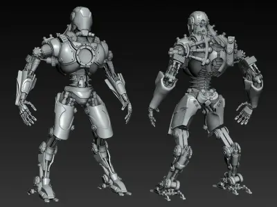 Zbrush Robot 3D model