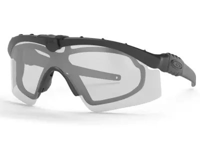 Oakley SI M Frame 3 Gasket PPE Clear Black Frame Safety Eyewear 3D model
