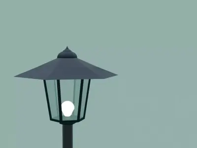 street lamp 3D model order
