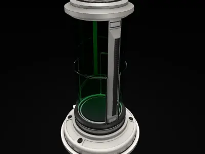 Sci Fi Liquid Container 3D model