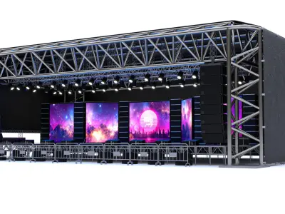 Concert Scene 03 3D model