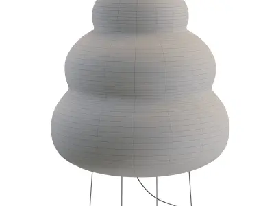 Vitra Akari 24N 3D model