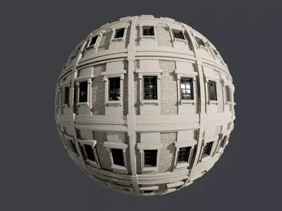 Building Facade Seamless PBR Texture 23 Texture