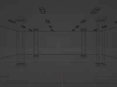 Parking Garage Free low-poly 3D model