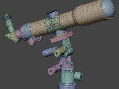 Telescope 3D model