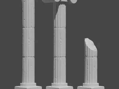 Ionic column constructor 3D print model