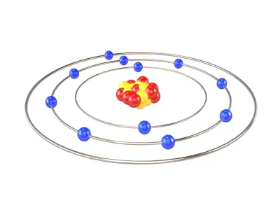 Sodium Chemical Element v1 001 Low-poly 3D model