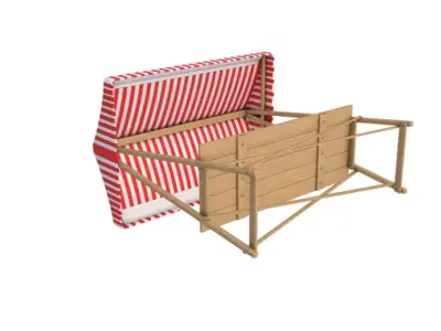 Market Stall 3D model