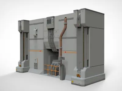 Sci Fi Modular Environment 11 3D model