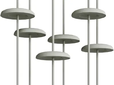 NEXIA Porte Floor Lamp in 6 colors 3D model