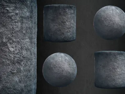 Concrete Wall - VOL 03 - Maps - Sbsar Texture