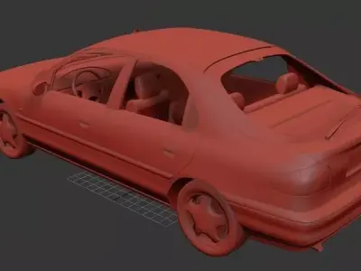 F Mondeo Mk1 hatchback 1993 3D print model