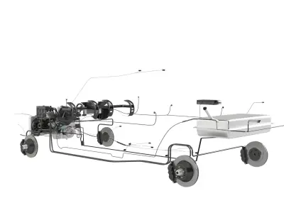  Car With Internal Parts 