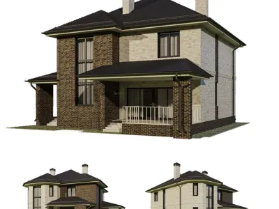 House 1 3D model get