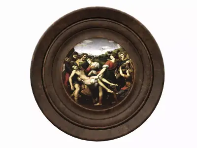 picture medieval Low-poly 3D model