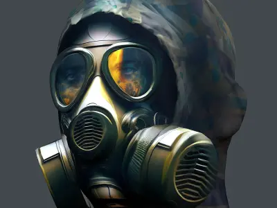 Helmet 3d model military combat Military  Low-poly 3D model