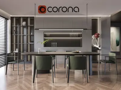 A modern style restaurant 3D model