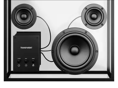 Transparent Speaker by Transparent 3D model