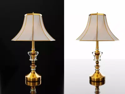 Realistic 3D Table Lamp Model for Product Visualization gaming Low-poly 3D model
