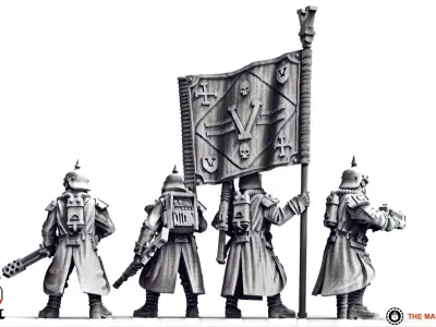 Valour Korps - Company Command 3D print model