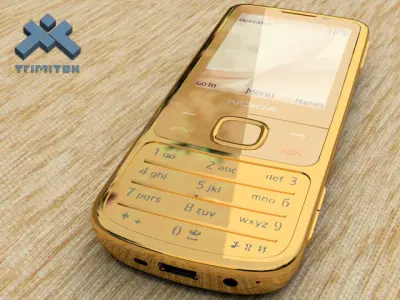 Nokia 6700 Classic 2009 - Gold 3D model