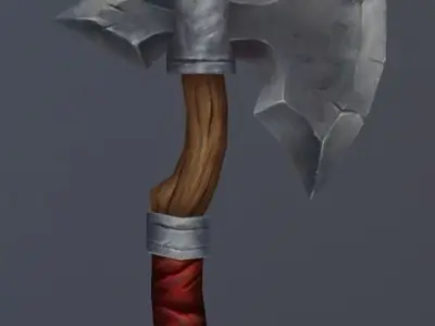Hammer axe 3D model