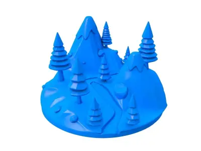 Mountain Path - Mountain Path stl -  path -  mountain 3D print model