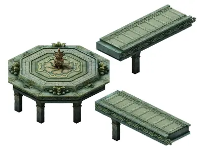 me Model - Kashayana Buddha Forest Water Shueit 01 3D model