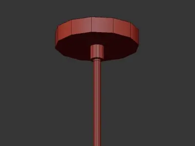 GLASS PLATE PENDANT SERTOP 3D model