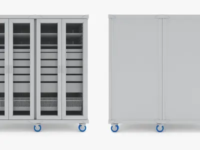 Medical - Supply Carts 4  3D model