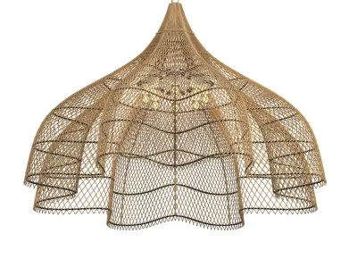 Matador Wicker Chandelier X-Large 3D model