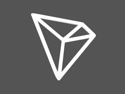 TRON Coin V2 002 Low-poly 3D model