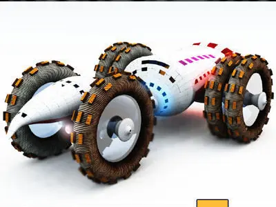 Xyff Sci Fi Truck Terran Eagle X 70 3D model