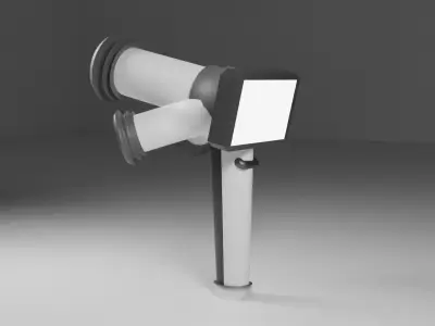 Futuristic Light or Gun Free 3D model