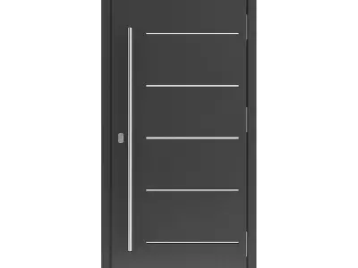 Metal Front Door 3D model