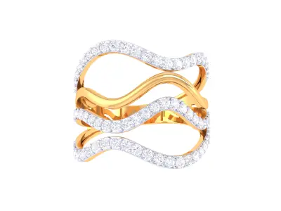  Women Ring MTL 3dm STL OBJ FBX Details 3D print model 38