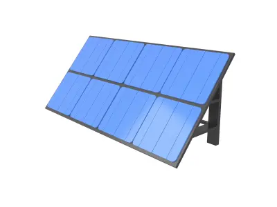 Solar Panel v1 005 Low-poly 3D model