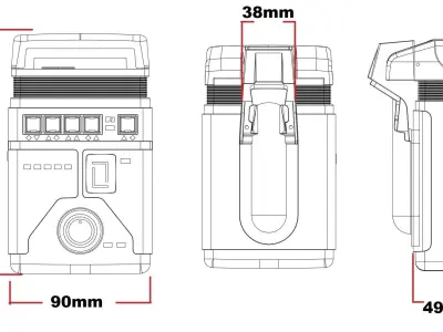Search for Spock Tricorder 3D print model