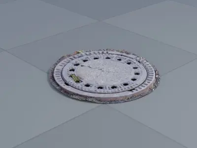 Manhole Photoscan 3D model
