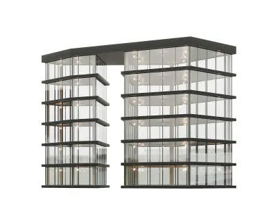 Office house building 10 3D model