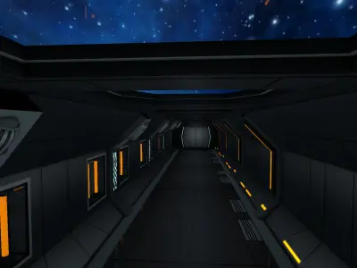 interior Corridor 3D model
