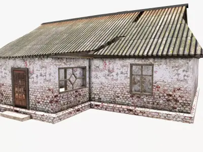 Old House 02 Low-poly 3D model
